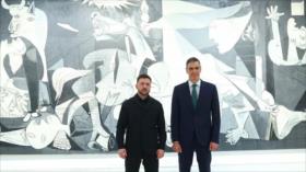 Guernica como escenografía: Sánchez, Zelenski y la traición al mensaje de Picasso