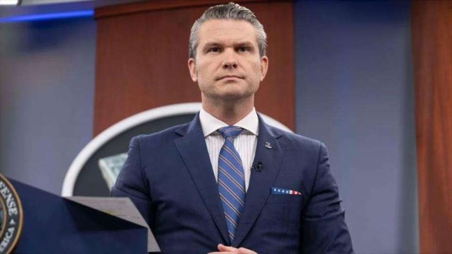 El secretario de Guerra estadounidense, Pete Hegseth.