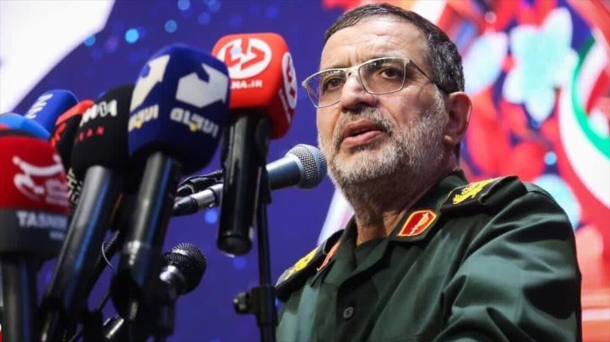 El portavoz del Cuerpo de Guardianes de la Revolución Islámica (CGRI) de Irán, el general de brigada Ali Mohamad Naini.