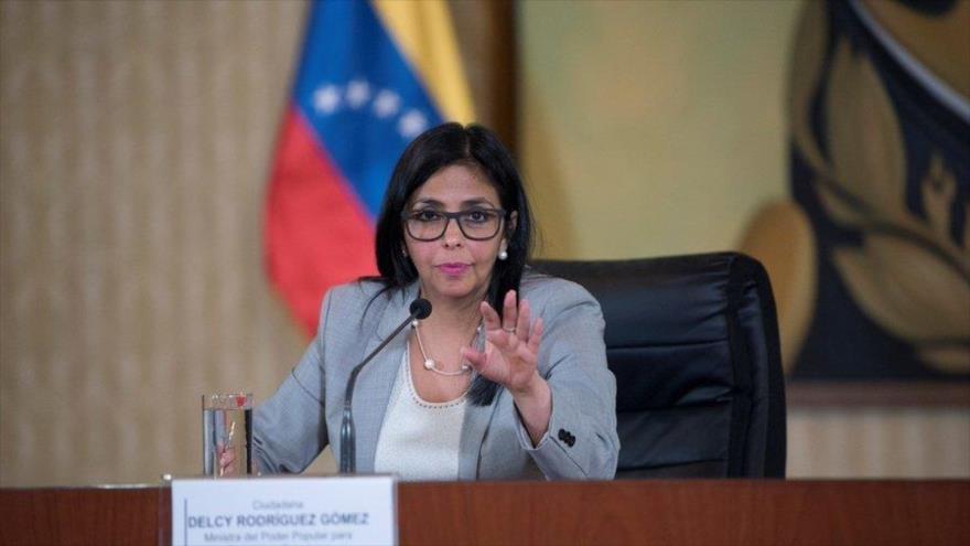 La vicepresidenta ejecutiva de Venezuela, Delcy Rodríguez.