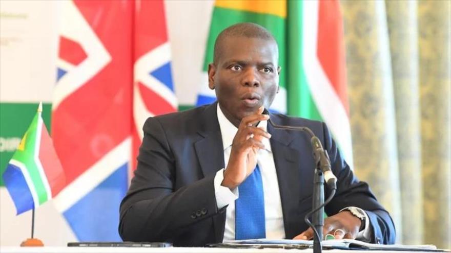 El ministro sudafricano de Relaciones Internacionales, Ronald Lamola.