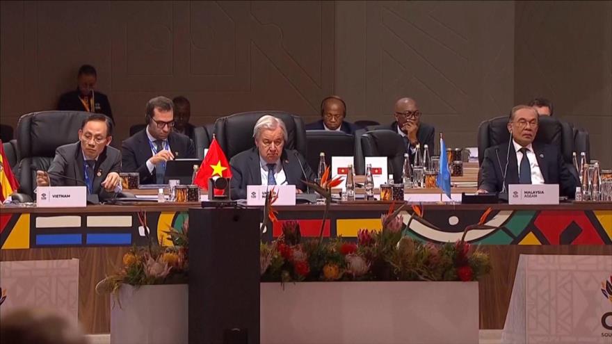 Líderes del G20 piden paz en Gaza y refuerzo del multilateralismo