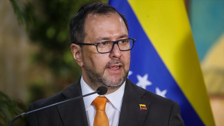 El ministro de Relaciones Exteriores de Venezuela, Yván Gil Pinto. 