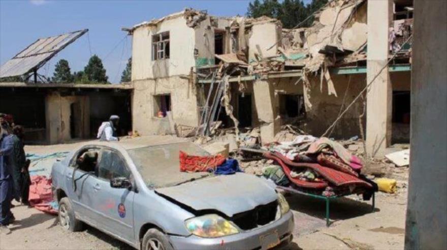 Una casa destruida tras un ataque pakistaní en la provincia de Jost, Afganistán, 25 de noviembre de 2025.