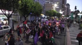 Bolivianas alzan la voz ante crímenes contra las mujeres en Palestina