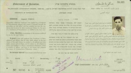 Shimon Peres solicitó ciudadanía palestina antes de declarar que esa identidad era un mito