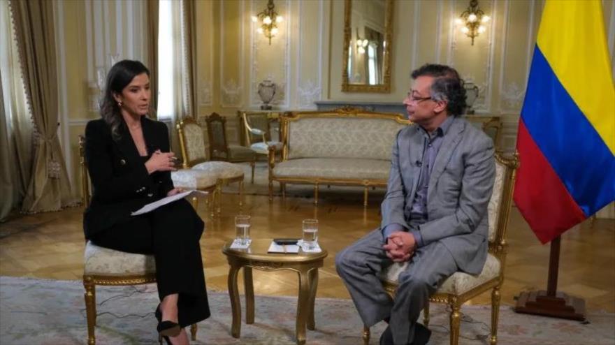 El presidente colombiano, Gustavo Petro, es entrevistado por la cadena CNN, el 25 de noviembre de 2025. (Foto: CNN)