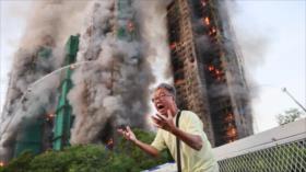 Se eleva a 55 el saldo mortal del incendio en Hong Kong