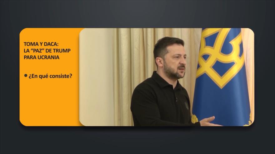 Toma y daca: la “paz” de Trump para Ucrania | PoliMedios