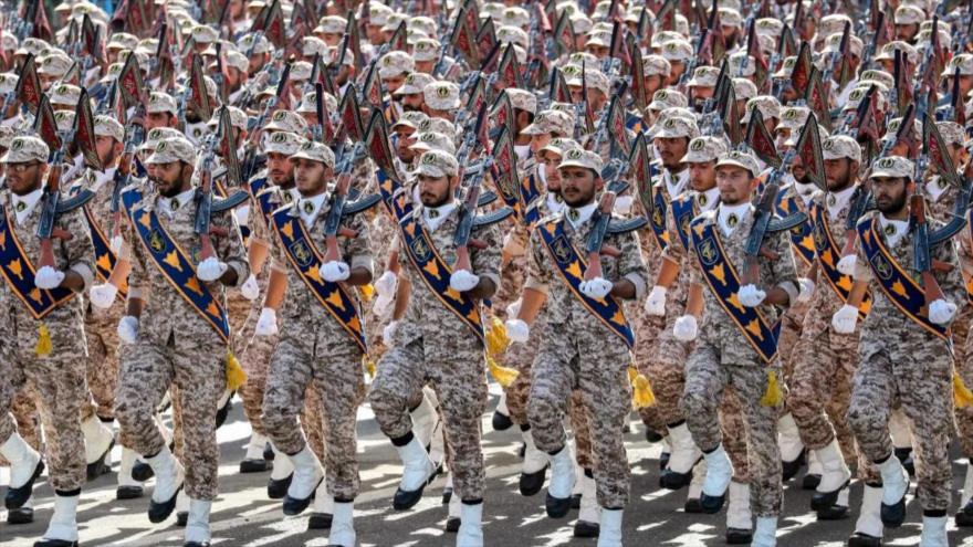 Las fuerzas del CGRI de Irán durante un ejercicio.