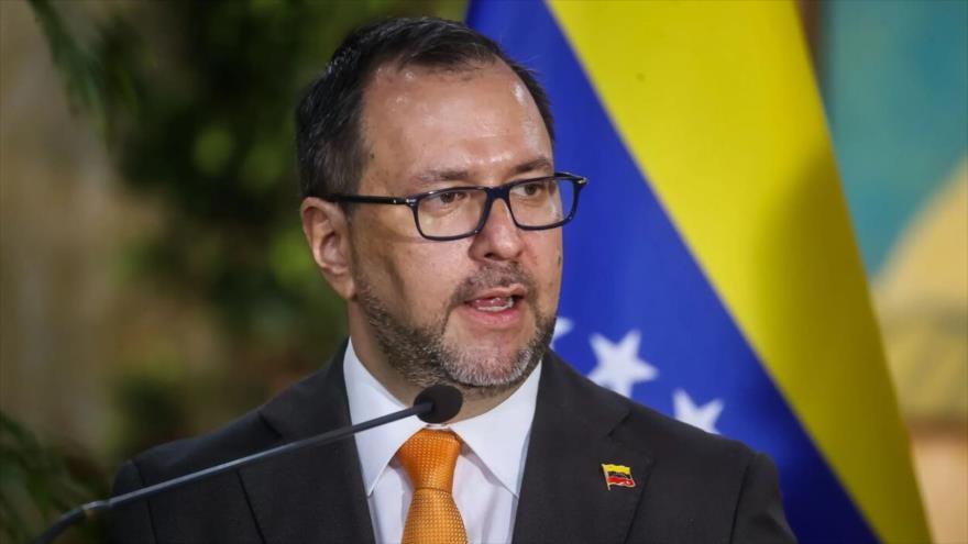 El ministro de Asuntos Exteriores de Venezuela, Yván Gil Pinto. 