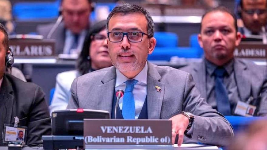 El representante permanente de Venezuela ante las Naciones Unidas en Ginebra (Suiza), Héctor Constant Rosales.