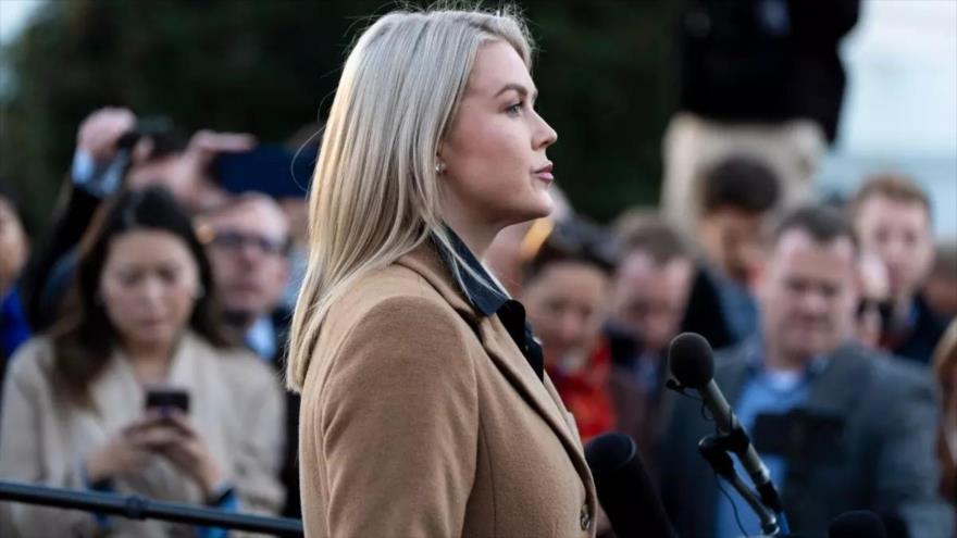 La portavoz de la Casa Blanca, Karoline Leavitt.