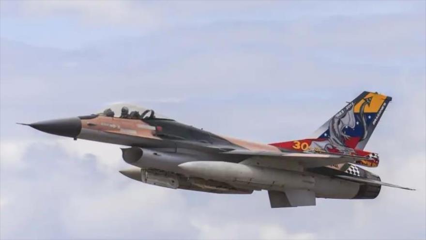 Caza F-16 de la Aviación Militar Bolivariana de Venezuela.