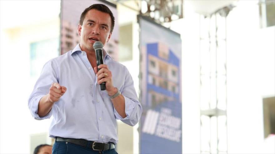 El presidente de Ecuador, Daniel Noboa. 