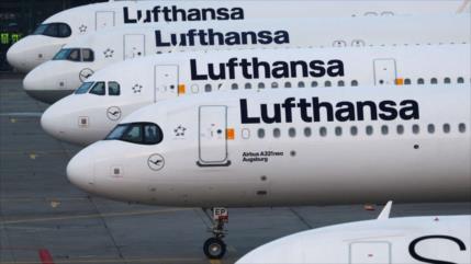 Aerolínea alemana Lufthansa impone embargo de armas a Israel