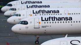 Aerolínea alemana Lufthansa impone embargo de armas a Israel