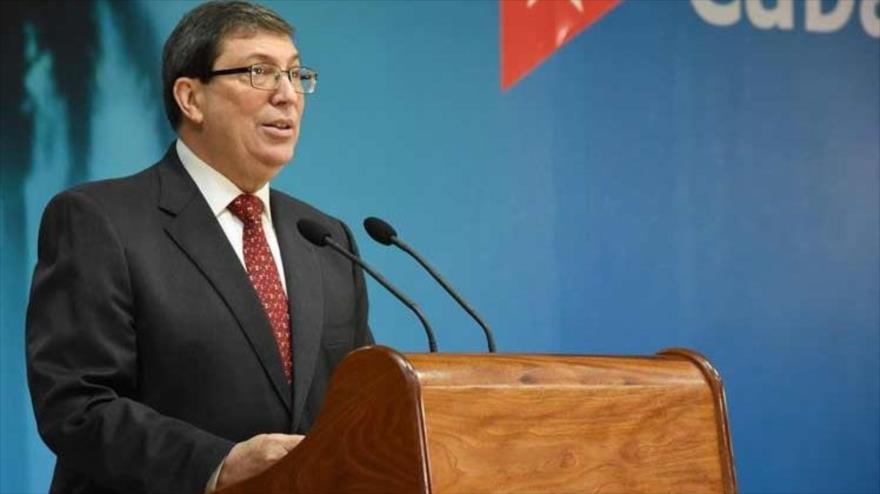 El canciller cubano, Bruno Rodríguez
