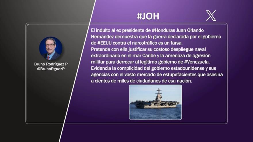 Críticas contra Trump por indultar a JOH | Etiquetaje