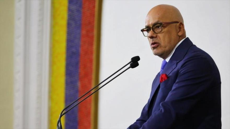 El presidente del Parlamento venezolano, Jorge Rodríguez.