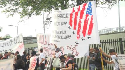 Colombianos rechazan intervencionismo EEUU en el mar Caribe