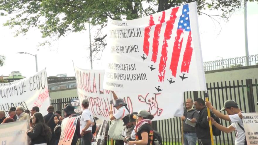 Colombianos rechazan intervencionismo EEUU en el mar Caribe