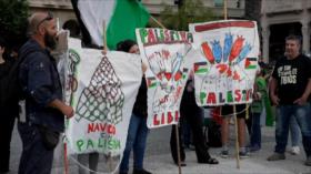 Organizaciones uruguayas apoyan a Palestina en el Día de los DDHH