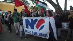 Ciudadanos de Costa Rica expresan su rechazo al TLC con Israel