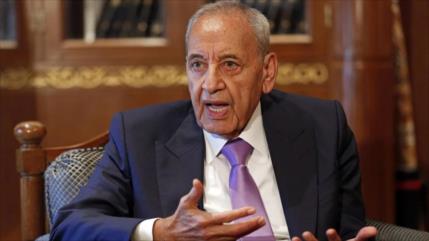 Jefe del Parlamento libanés a enviado de EEUU: No amenace al Líbano