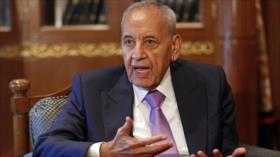 Jefe del Parlamento libanés a enviado de EEUU: No amenace al Líbano