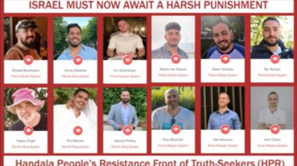 Handala revela datos de 13 artífices de sistemas antimisiles israelíes