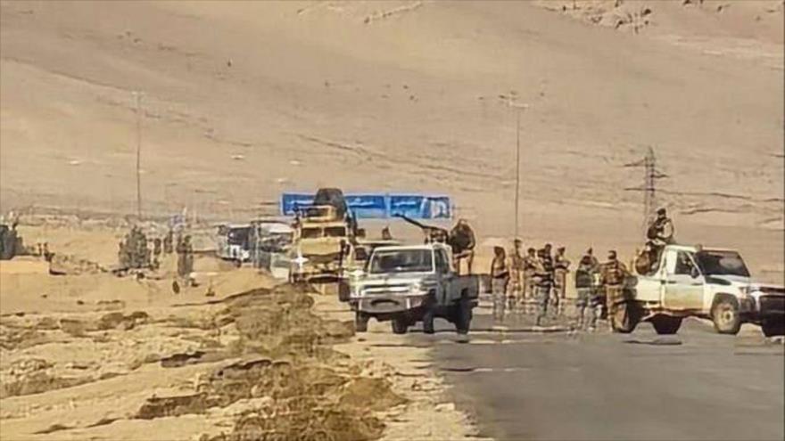 Las fuerzas sirias y estadounidenses se han congregado en lugar del ataque en Sureste de Siria, 13 de diciembre de 2025.