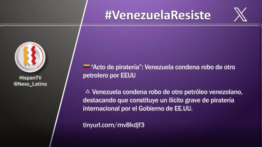 Venezuela denuncia piratería de EEUU en el Caribe | Etiquetaje