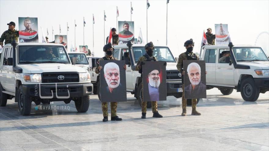 Bagdad honra a Soleimani y Al-Muhandis en un funeral simbólico | HISPANTV