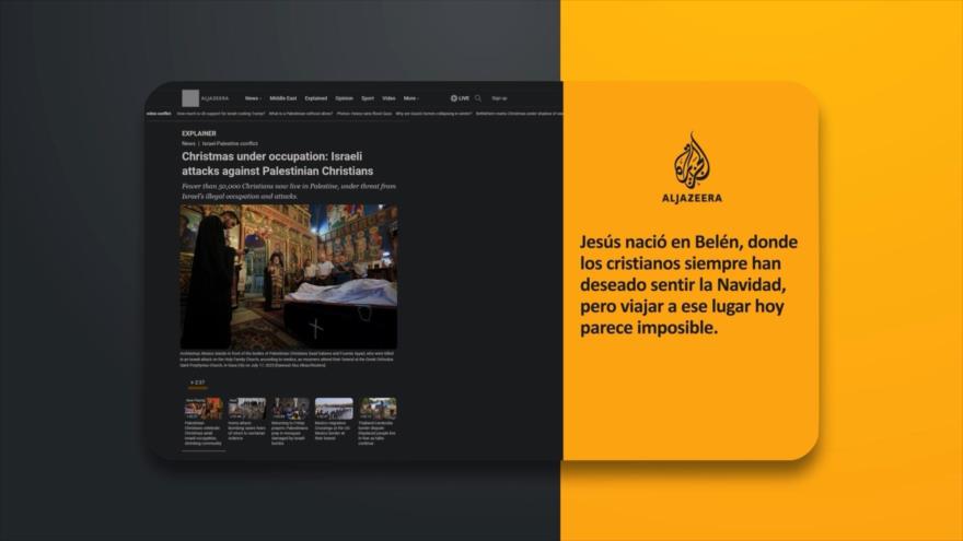 Navidad en Gaza: celebrar bajo los escombros | PoliMedios