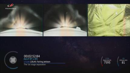 Irán pone en órbita tres satélites de fabricación nacional desde Rusia