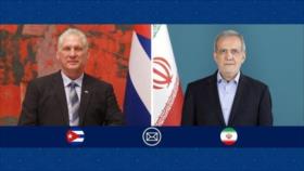 Pezeshkian elogia a la nación cubana en aniversario de su revolución