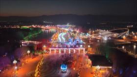 China impacta con show de alta tecnología en bienvenida al 2026 