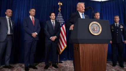 Trump resalta la agresión militar contra Venezuela
