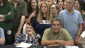 Trabajadores argentinos exigen liberación de Maduro