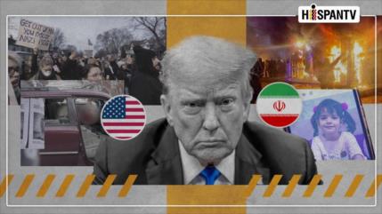 Trump aplaude los disturbios en Irán mientras legitima el asesinato a sangre fría en casa