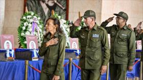FOTOS: Cubanos despiden a héroes caídos en ataque de EEUU a Venezuela