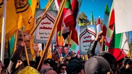 Iraquíes se solidarizan con Irán frente a conspiración de EEUU e Israel