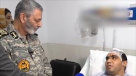 Líder de Irán envía saludos a heridos en actos terroristas apoyados por EEUU