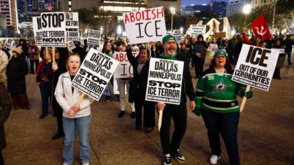 Protestan por políticas migratorias de Trump en aniversario de su mandato
