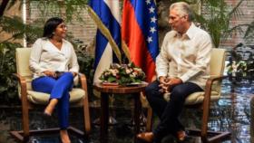Presidente de Cuba reitera su respaldo a nuevo gobierno de Venezuela
