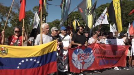 Sindicatos de trabajadores argentinos piden la libertad de Maduro