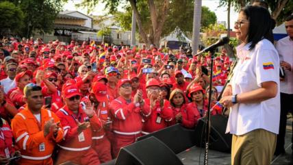 ¡Basta de órdenes!: Delcy Rodríguez denuncia injerencias de EEUU