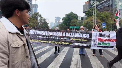 Realizan acciones solidarias con Venezuela y Palestina en México