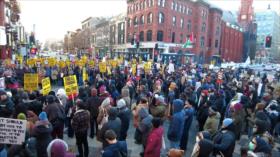 Denuncian a Trump y terrorismo de Estado desde Washington